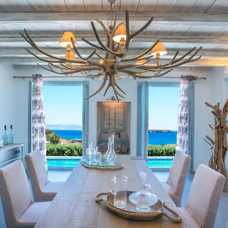 Villa Luxury With Sea View And Swimming Pool Up To 8 Persons Apv Paros Golden *